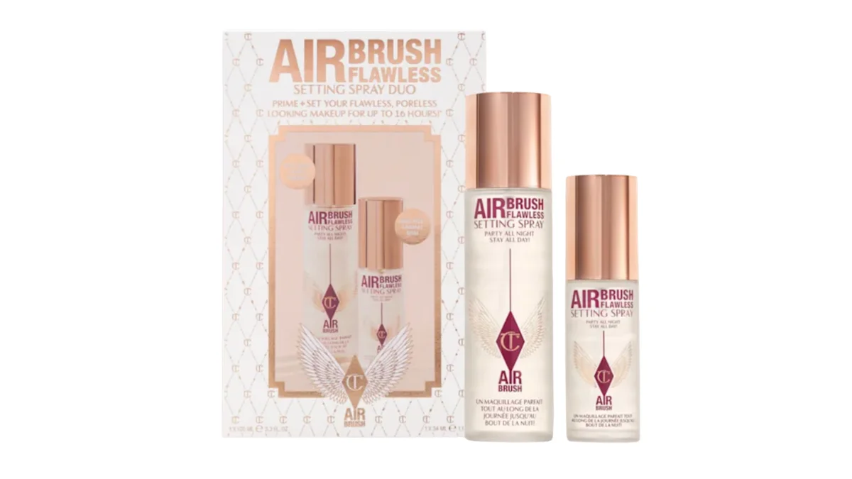 Charlotte Tilbury Airbrush Flawless Setting Spray Duo: el secreto mejor guardado del maquillaje profesional, ahora en formato doble