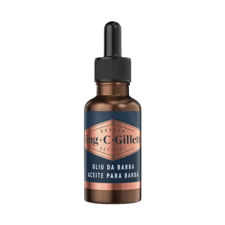 Aceite para Barba King C. Gillette: el secreto mejor guardado para una barba suave, brillante y sin picores