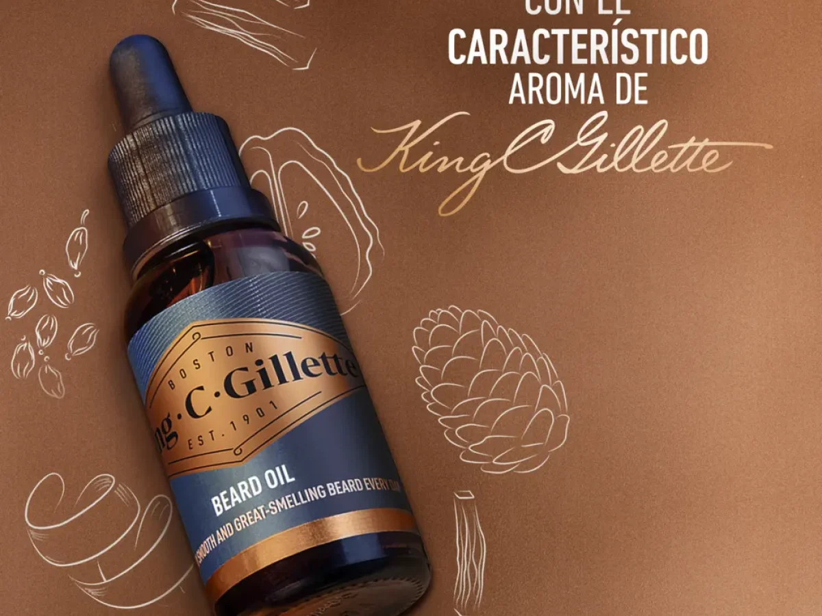 Aceite para Barba King C. Gillette: el secreto mejor guardado para una barba suave, brillante y sin picores